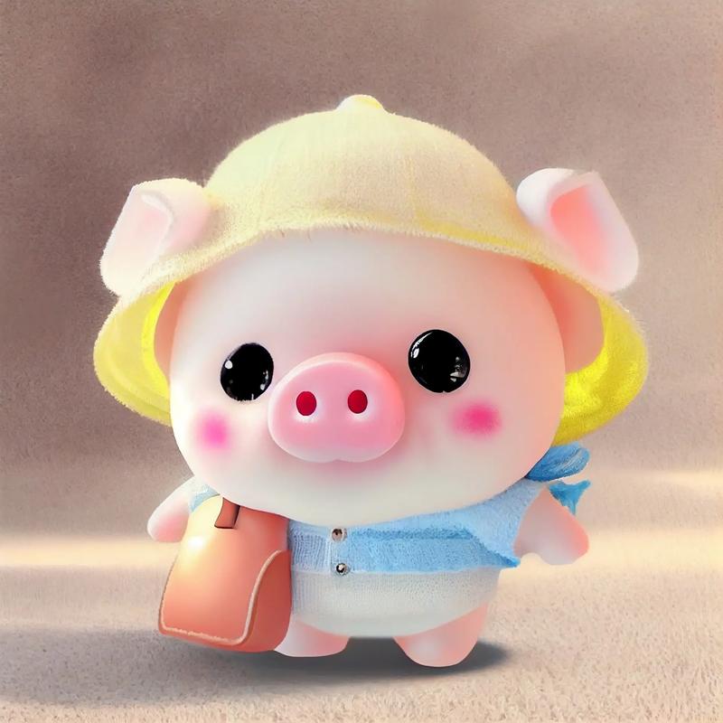 微信个性头像可爱猪：女孩子