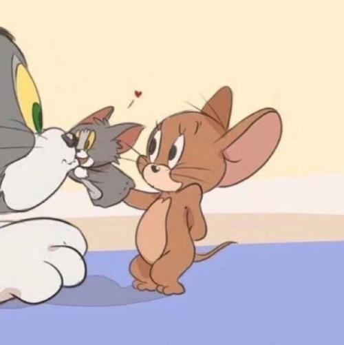 猫和老鼠杰瑞汤姆的情侣头像图片：幸福这件事