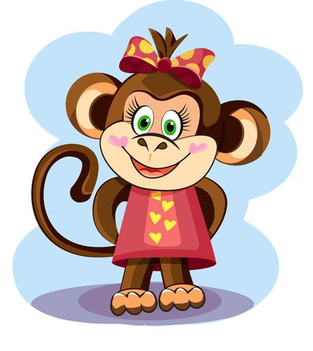 动漫猴子的头像图片： 希望每次看到我的你