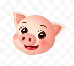 粉色的猪头的头像图片：不要怪别人为什么总是伤害你