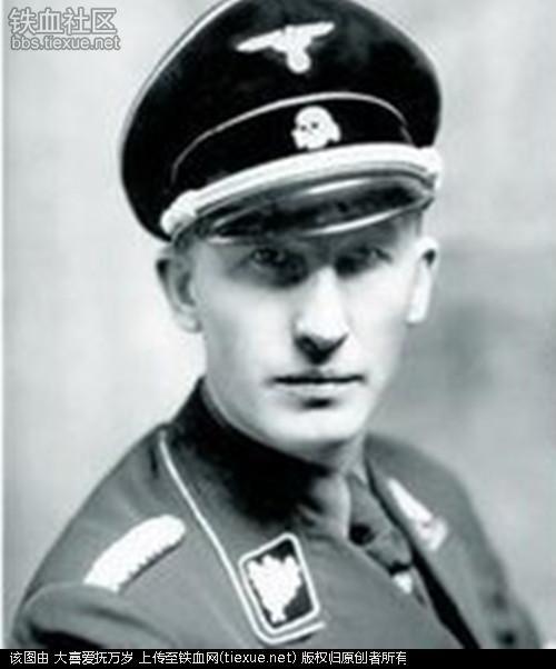 纳粹军官头像：军训时