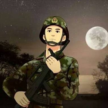 当兵的人卡通头像：最恐怖的事情是最近访客里有班主任www.anhuiqq.cn　　　　