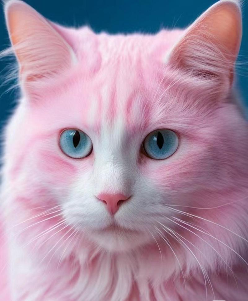 粉色猫咪走秀头像图片： 没理还得争三分得理为什么要饶人