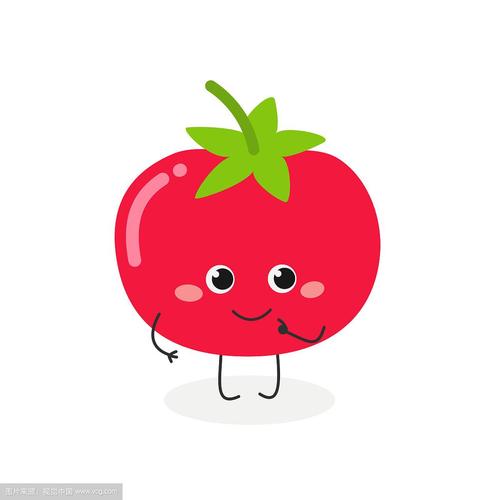 可爱番茄头像卡通情侣图片：对象没有不要紧