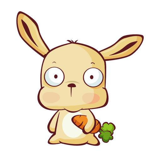 兔子霸气头像卡通图片：不拖不欠