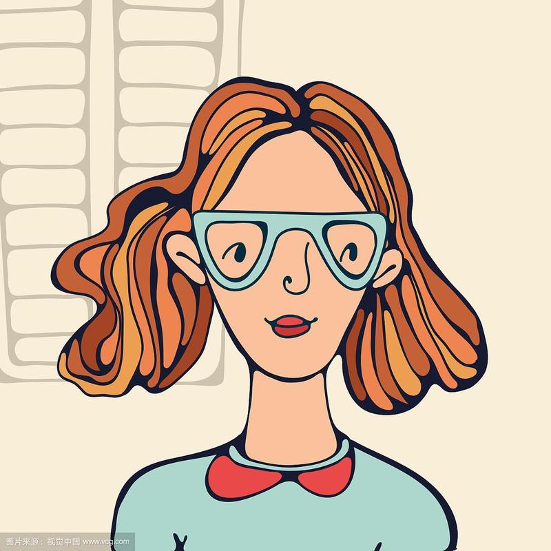 微信头像女生戴眼镜手绘 图文：你的确要学的有心计
