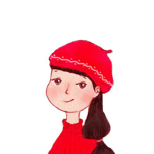 红色头像女生戴帽子：最能让人感到快乐的事