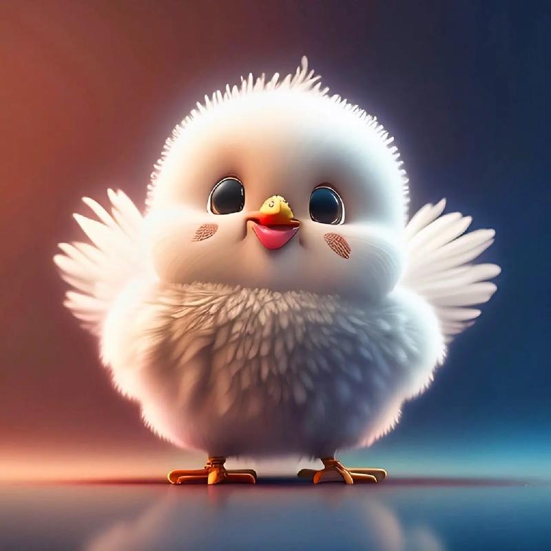 可爱鸡头像卡通图片：最美的不是生如夏花