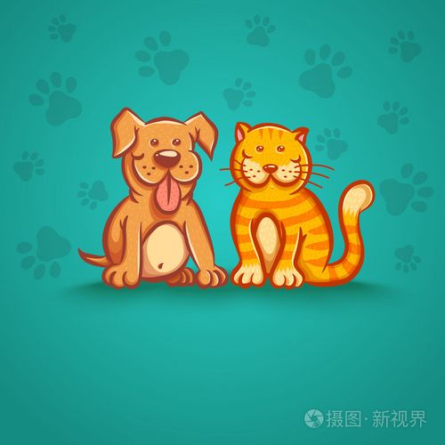 猫和狗的头像可爱卡通高清：“星河滚烫 你是人间理想 ”
