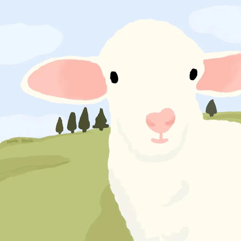 可爱小羊动漫头像 图文并茂：人生到头来