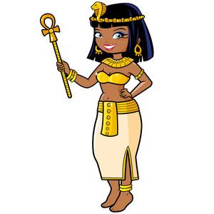 板绘埃及女王头像图片：你是不是真的心动过
