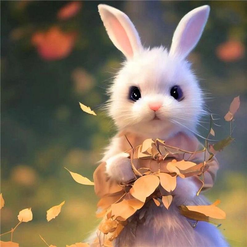 微信图片头像小兔子可爱： 希望自己自由自在迷人可爱