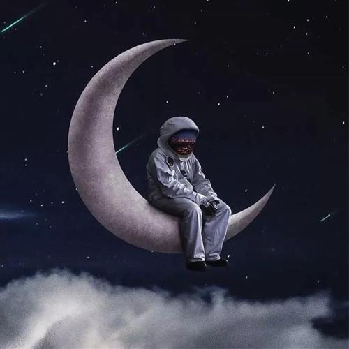 站在月亮上的宇航员头像男： 岁月还长你尽管带上轻狂去闯。