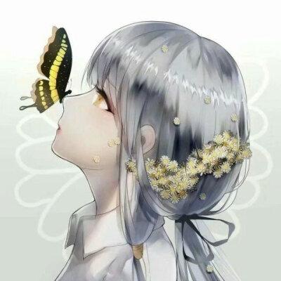 带有蝴蝶的头像女生可爱：朋友们今天不准备过寿了