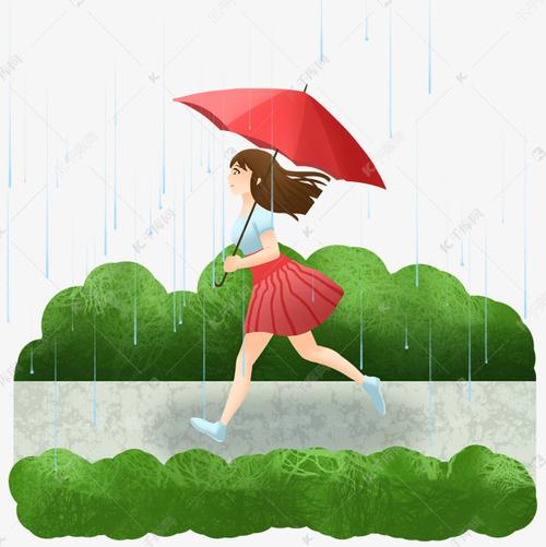 在雨天奔跑的二次元头像女：喜欢你的时候你说什么就是什么