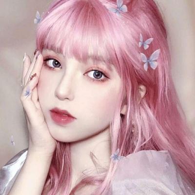 超仙的仙女头像粉色头发：世间百态