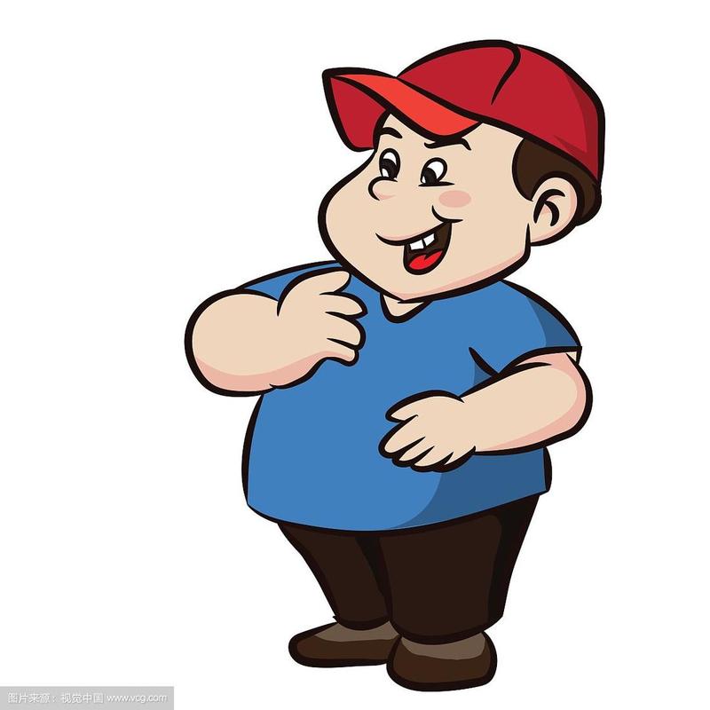 胖子卡通头像男 帅气图片：天生我材必有用