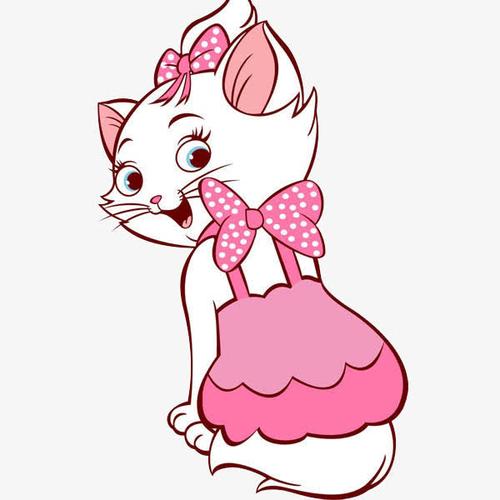 粉色猫咪走秀头像图片： 没理还得争三分得理为什么要饶人