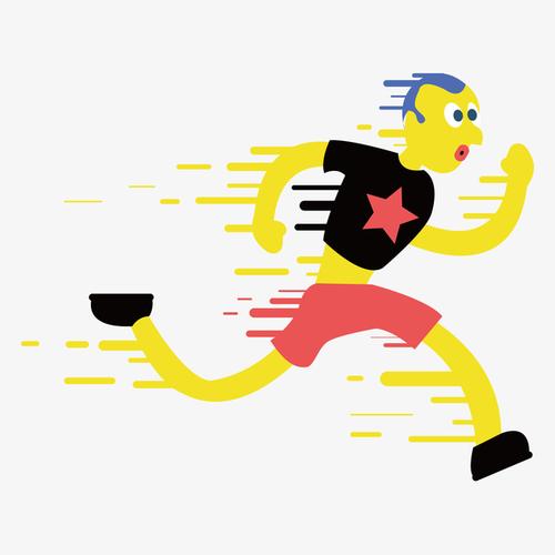 微信头像运动图片男跑步：一个永远不会放弃我的人