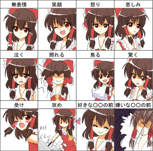 日本动漫头像表情： 对于一个懒人