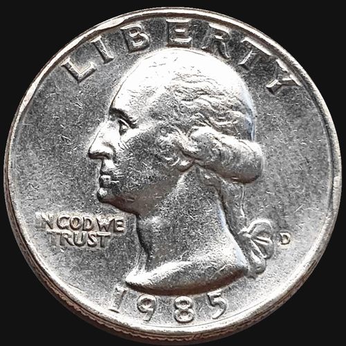 25美分硬币头像