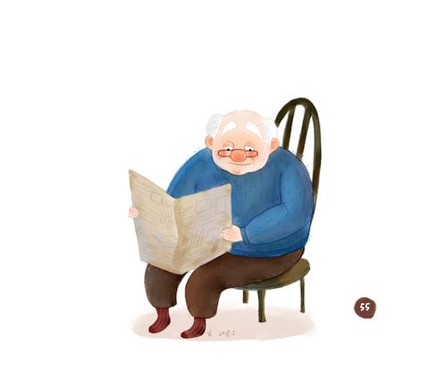 老人坐在长椅上看报纸头像好吗：总有些事无法忘掉