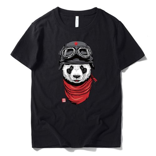 熊猫体恤头像：刚满月的猫离不开奶