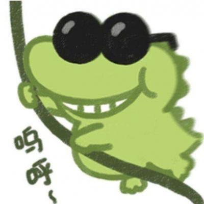 绿青蛙叼着一根草的头像：因为无能为力