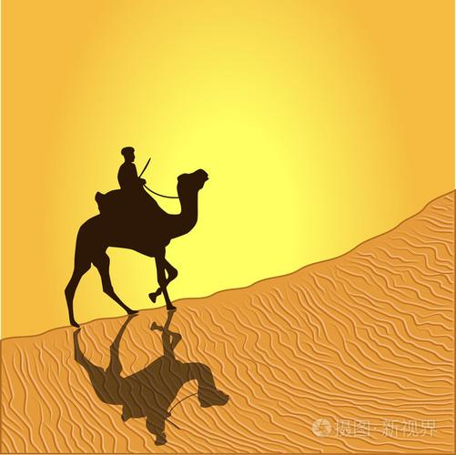 一男一女牵着骆驼头像： 梦想吧
