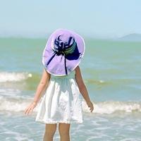 在海边戴一个帽子的头像：风筝在阴天搁浅