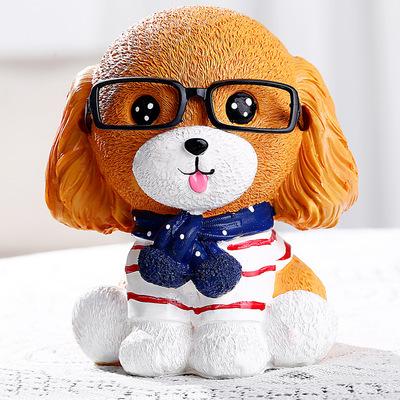 小狗玩偶头像戴眼镜：总有一个人不嫌弃你的所有