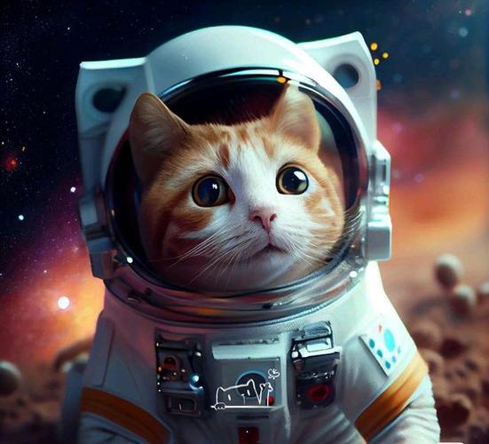 宇航员猫咪头像高清：偷懒这事