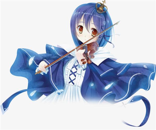 小提琴大师蓝色虚线头像：多少人跟着梁静茹从勇气唱到了分手快乐。　　　　