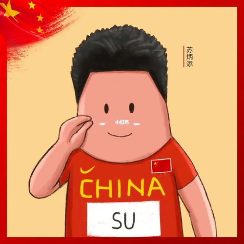 中国奥运会运动员可爱头像：武汉加油！中国加油！我们一定可以打赢这场仗！！！
