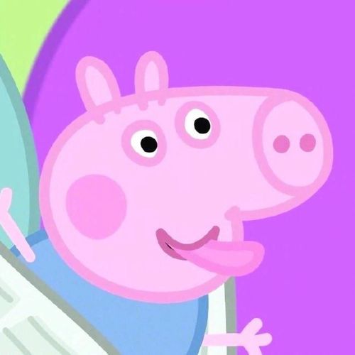 微信头像小猪佩奇可爱的图片：我的猪圈里缺头猪 你打算什么时候进圈