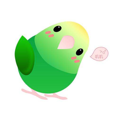 一个绿鹦鹉头像的app：爱是伤