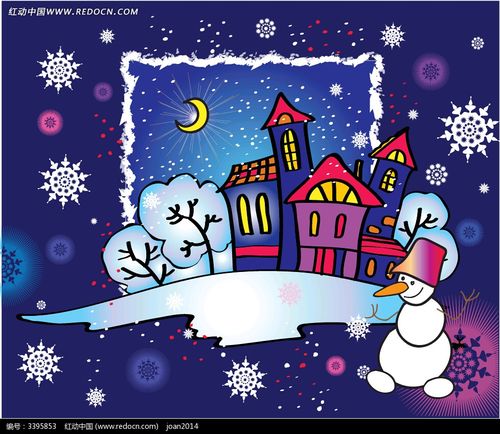 卡通雪景小木屋头像：最冷的不是下雪天