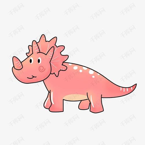 可爱卡通小恐龙头像粉色：很对时候我都是嫌弃你的