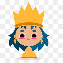 公主头像卡通皇冠：小时候的世界多简单