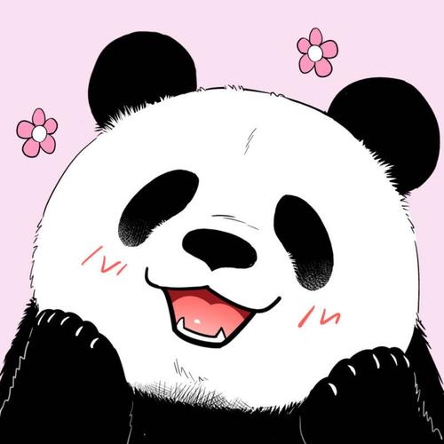 头像卡通动物熊猫可爱：一封温馨