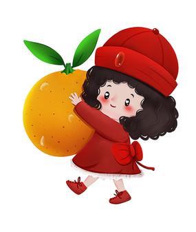 橙子图片唯美头像卡通可爱女生：能观悲喜 有觉悟的心 获得与失去都是最好 ​ ​​​​