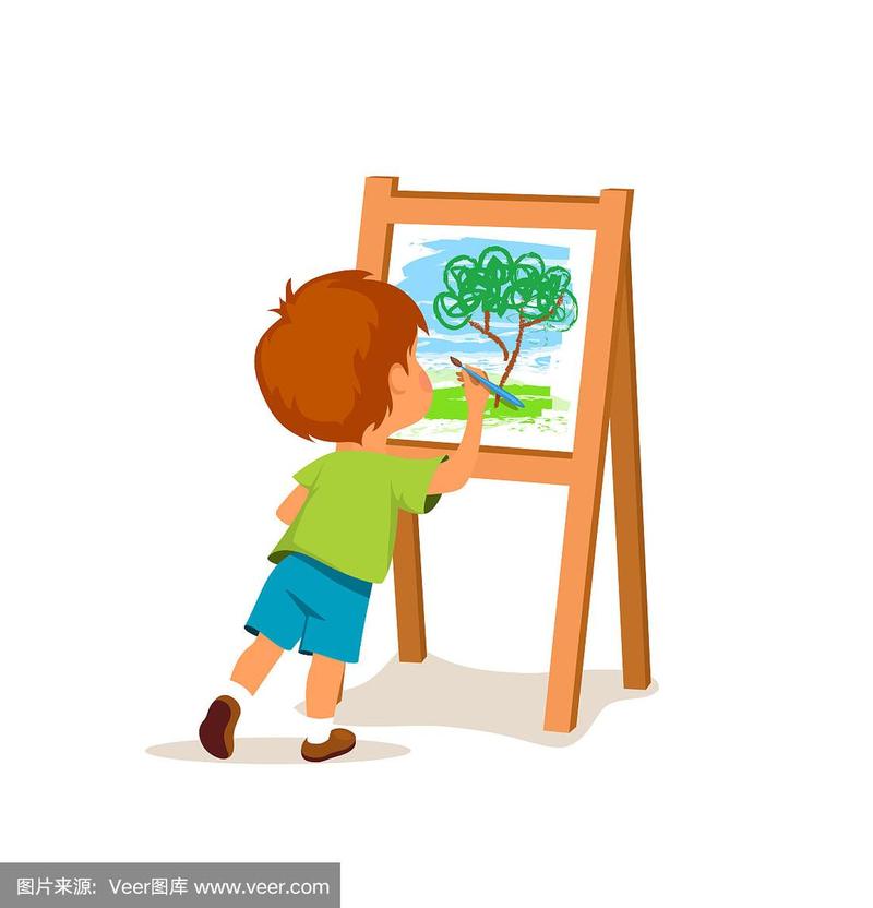 儿童微信头像男孩画画：虽然今天是个特别的日子