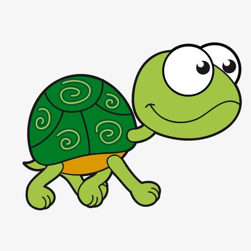 动物头像图片乌龟：快乐要懂得分享