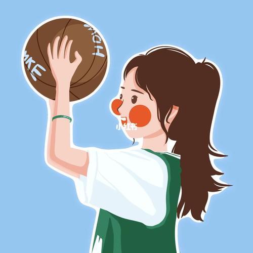 篮球运动头像女孩图片：小时候的梦想是当一个英雄