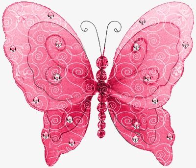 粉色蝴蝶头像的含义： 后来