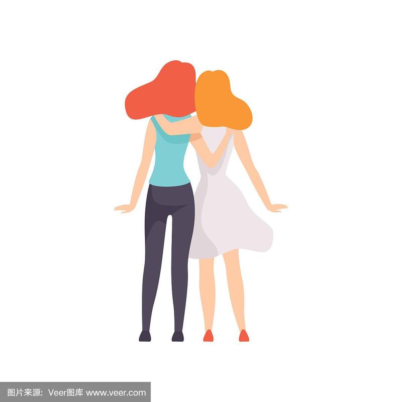 抱两个女人的头像图片： 要勇敢的迈出第一步