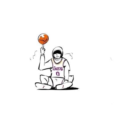 关于篮球头像潮图卡通： 如果自己不想积极认真地生活