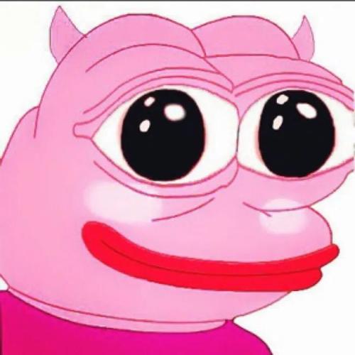 最近很火的粉色青蛙头像情侣： 我可以称呼你为您吗