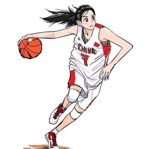 女生打篮球卡通头像 图文：拼命提升自己。穷而弱往往容易玻璃心