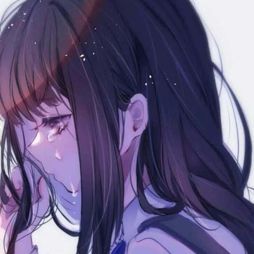 哭的漫画头像可爱的女生： 没有哪段感情是在浪费时间